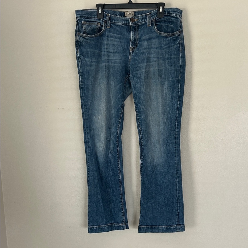 GAP Women's Long and Lean Boot Cut Jeans in Denim Blue Size 14/32R